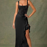 Bela - Vestido Corset em Cetim