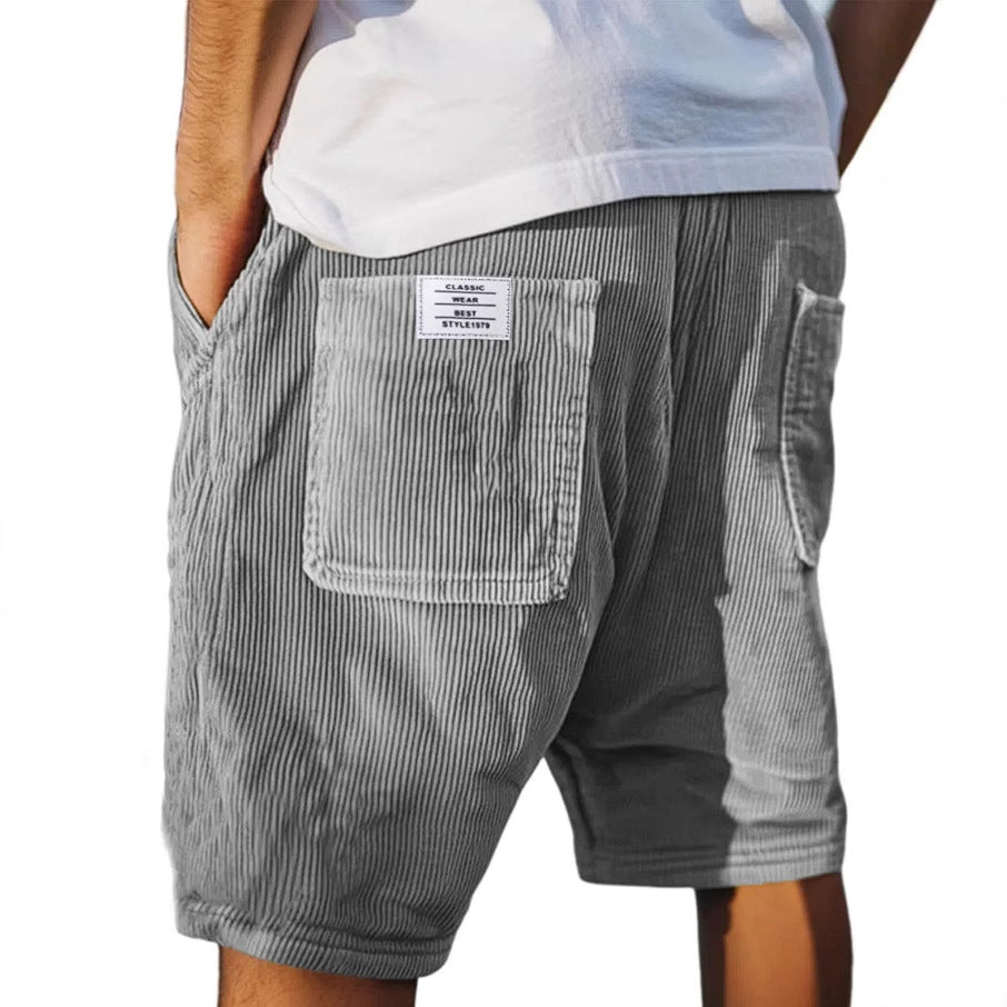 Short de Veludo Cinza