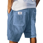 Short de Veludo Azul