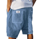 Short de Veludo Azul